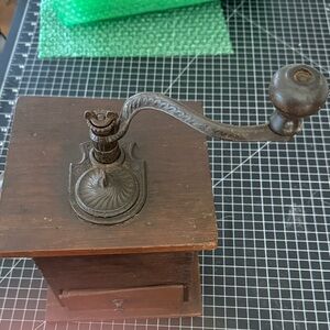 Source Unknown Rustic Brown Coffee Grinder